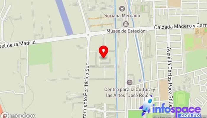 mapa de Central de Autobuses Zapotlán Agencia expendedora de billetes de autobús en Cdad. Guzmán
