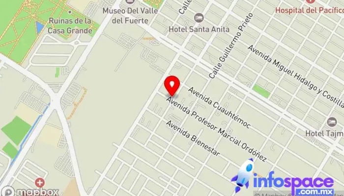 mapa de Central Panificadora Los Mochis (Terminal) Panadería en Los Mochis