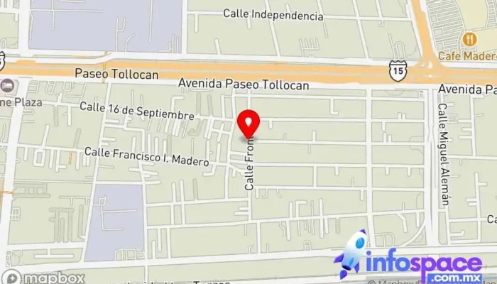 mapa de Centro de Operaciones Transportes Empresarial, Escolar y Turismo de México S.A de C.V Servicio de transporte en San Jerónimo Chicahualco