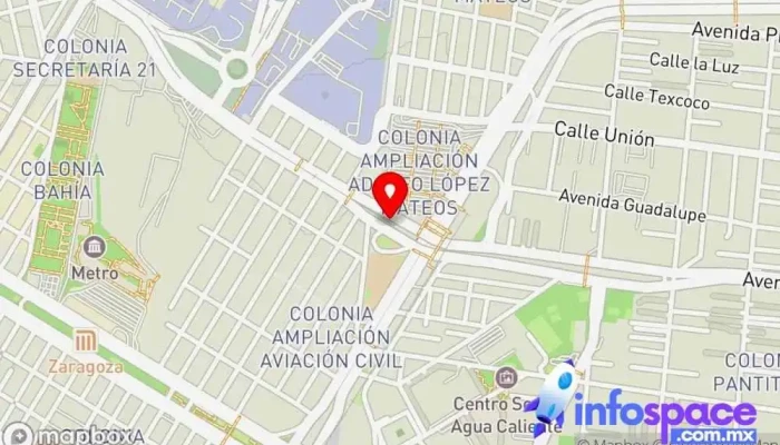 mapa de CETRAM Pantitlán Estación de metro en Ciudad de México