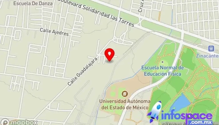 mapa de Cocheras del Tren Interurbano Estación de clasificación en San José Barbabosa