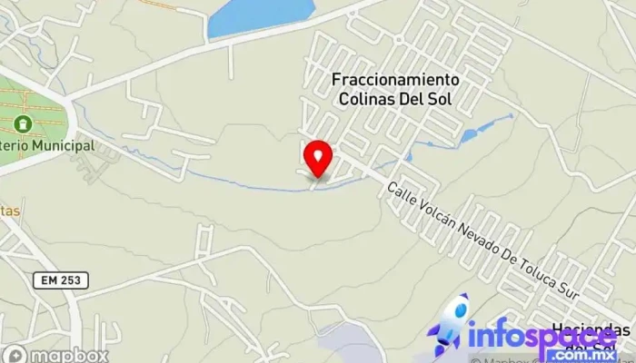 mapa de Colinas del sol Urbanización en Fraccionamiento Colinas del Sol