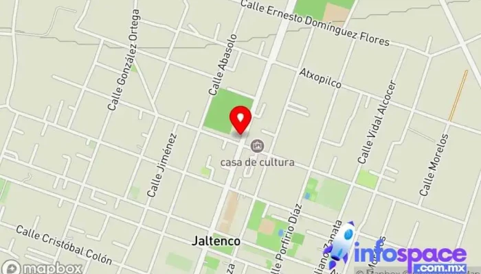 mapa de Cometa de Oro Empresa de autobuses en Jaltenco