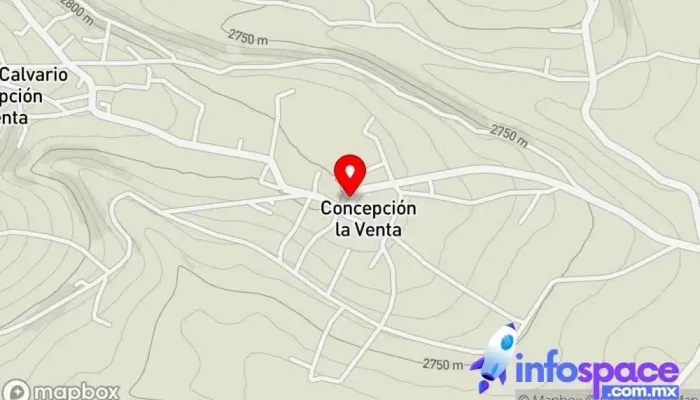 mapa de Concepción de la Venta Ayuntamiento de la localidad en Méx.