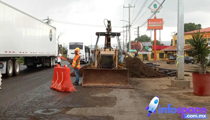 Construccion Trolebus Santa Marta   Chalco Camion - Chalco de Díaz Covarrubias