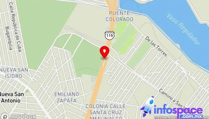 mapa de Construcción Trolebus Santa Marta - Chalco Servicio de transporte en Chalco de Díaz Covarrubias