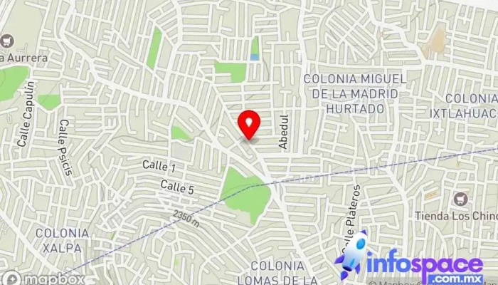 mapa de Cremería Av. Carlos Hank González Bus stop en Ciudad de México