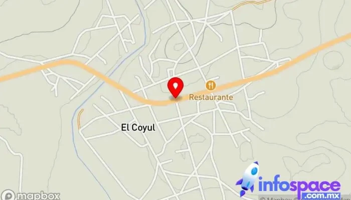 mapa de Crucero “La Mora” - Entrada al Coyul Parada para camiones en El Coyul