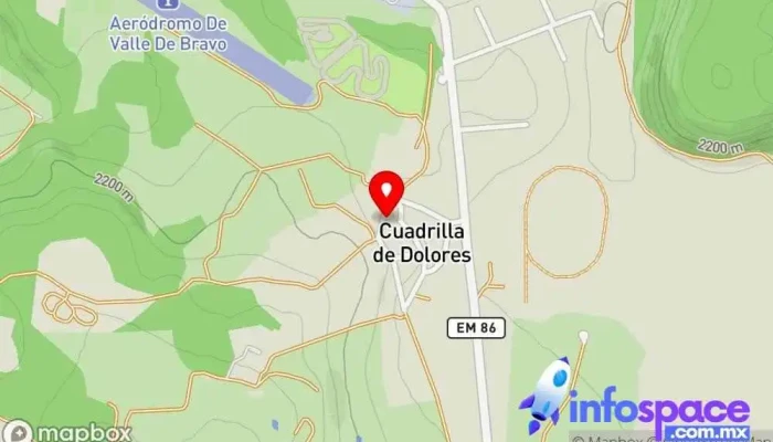 mapa de Cuadrilla de Dolores  en Cuadrilla de Dolores