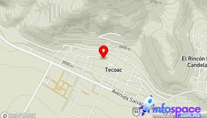 mapa de Departamentos tecoac Edificio de apartamentos en Tecoac (Santa María Nativitas