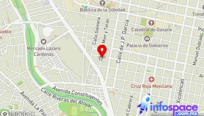 mapa de Dulcería La Sevillana Tienda de golosinas en Oaxaca de Juárez