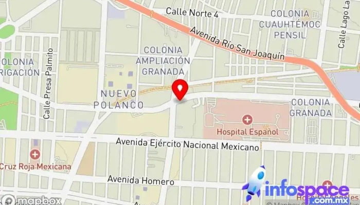 mapa de ebus Servicio de transporte en Miguel Hidalgo, Ciudad de México