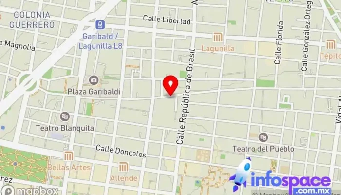mapa de Ecobus terminal tepito- Villahermosa Empresa de autobuses, Oficinas de empresa, Servicio de transporte en Cuauhtémoc, Ciudad de México
