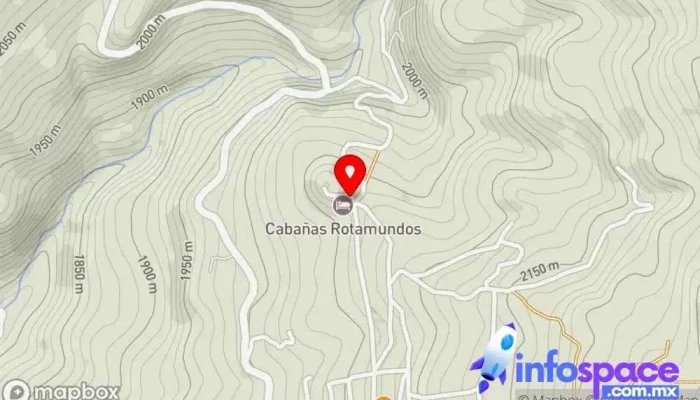 mapa de Ecoturismo Capulálpam Casa rural en Capulálpam de Méndez