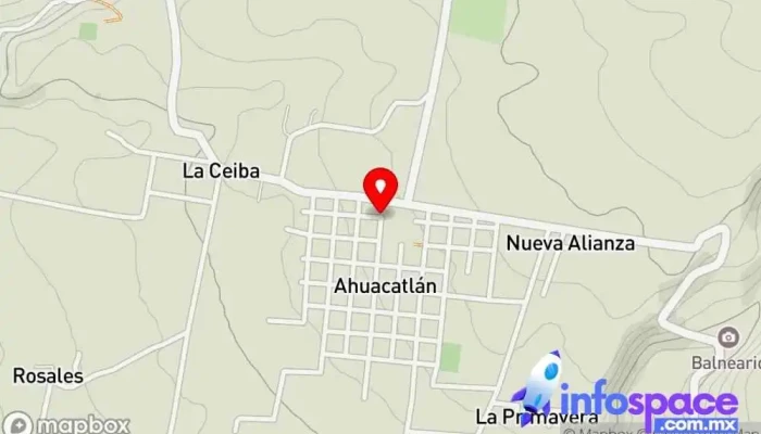 mapa de Ejido Ahuacatlán Centro comunitario en Ahuacatlán