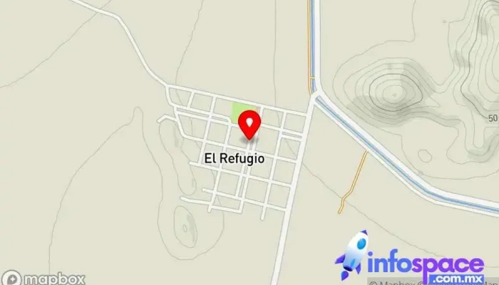 mapa de ejido el refugio Punto de referencia en El Refugio