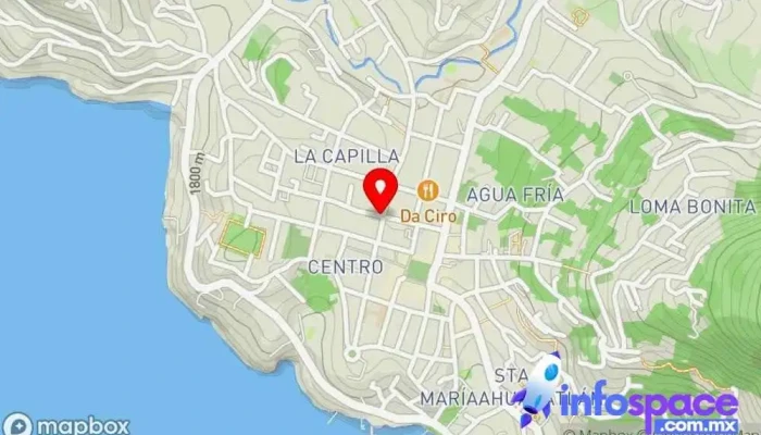 mapa de El Arco Valle de Bravo Parada para camiones en Valle de Bravo