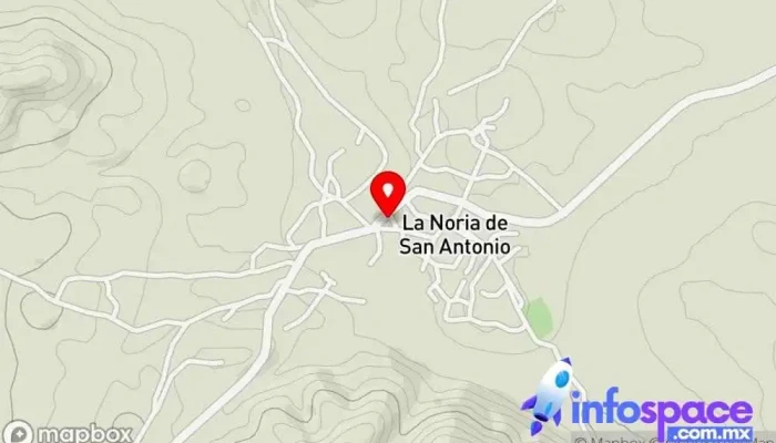 mapa de El Aureliano de La Noria Restaurante en La Noria de San Antonio