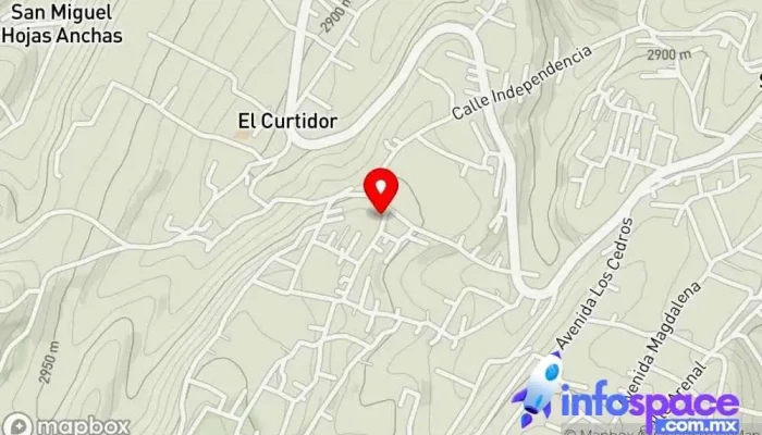 mapa de EL COPORO Escuela en El Cóporo
