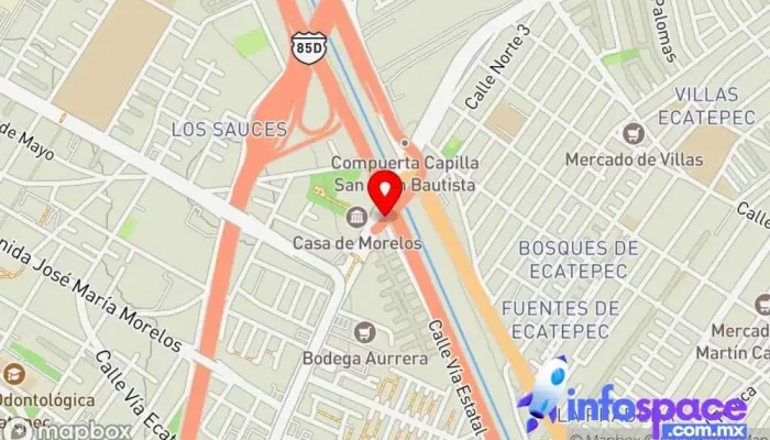 mapa de Entrada a Camino a Tonanitla (AIFA) Servicio de transporte en Ecatepec de Morelos