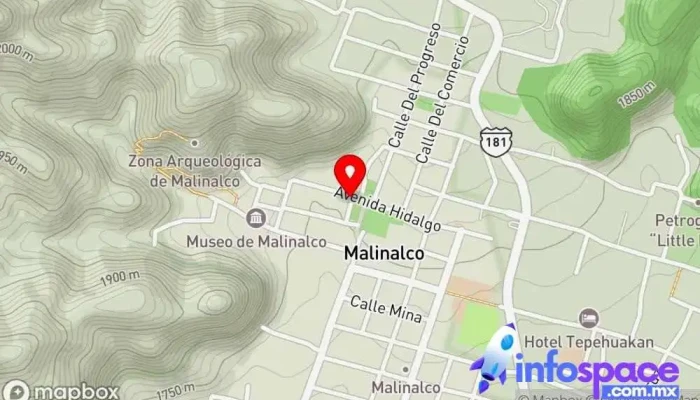 mapa de Farmacia Divino Salvador Farmacia en Malinalco