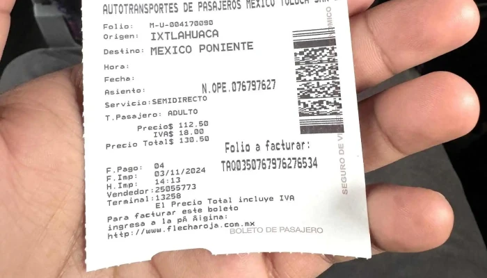 Flecha Roja -  Abierto Ahora - Ixtlahuaca de Rayón