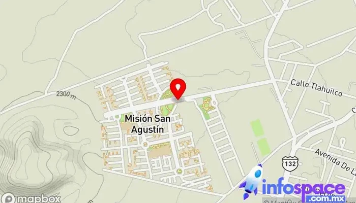 mapa de Fracc. San Agustín Bus stop en Estado de México