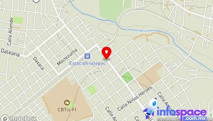 mapa de FYPSA Ixtepec Empresa de autobuses en Cdad. Ixtepec