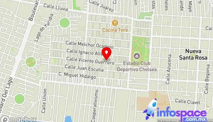 mapa de Granjas Amp. Santa Rosa  en Granjas Amp. Santa Rosa