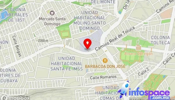 mapa de Grupo Herradura Occidente Servicio de transporte en Álvaro Obregón, Ciudad de México