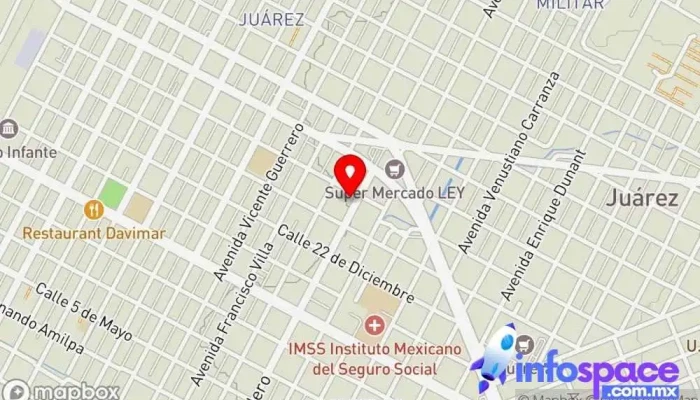 mapa de Guamúchil Bus stop en Guamúchil