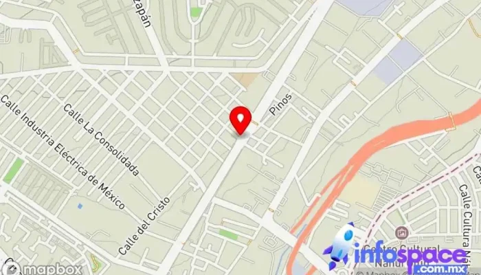 mapa de Gustavo Baz Tlalnepantla y C. 18 de Marzo Bus stop en Tlalnepantla