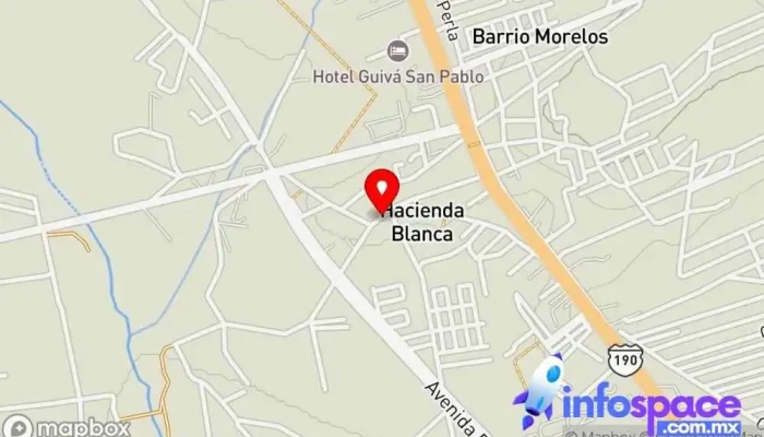 mapa de Hacienda Blanca  en Hacienda Blanca