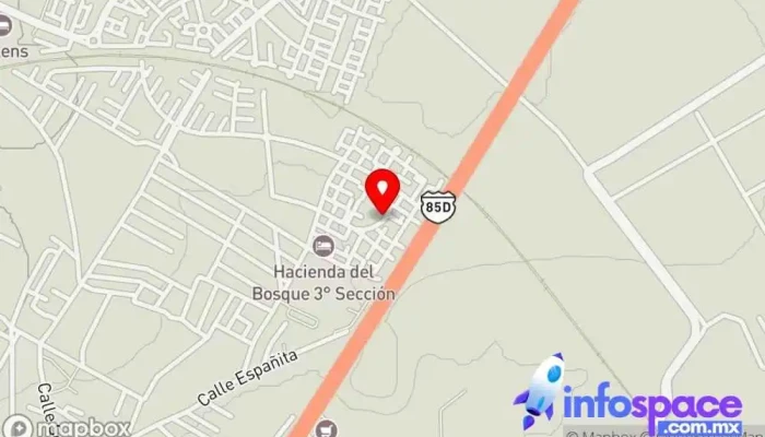 mapa de Hacienda del bosque 3ra etapa Tecámac Complejo de apartamentos en Fraccionamiento Hacienda del Bosque