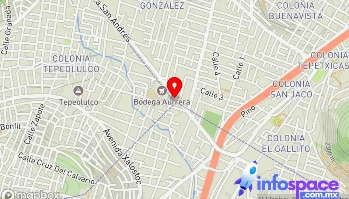 mapa de Hank González Estación de telecabina en Ecatepec de Morelos