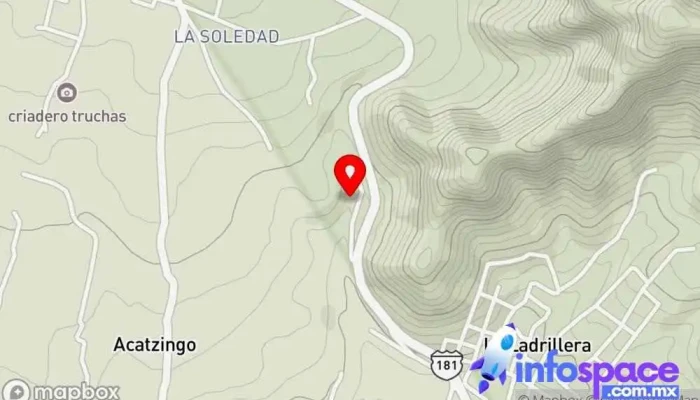 mapa de Hotel Amate del Río Hotel en Valle De Mexico