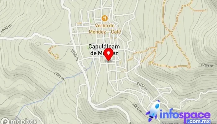 mapa de Hotel Chorromonte Hotel en Capulálpam de Méndez