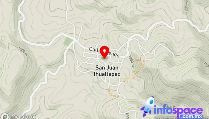 mapa de Hotel Español express Hotel en San Juan Ihualtepec