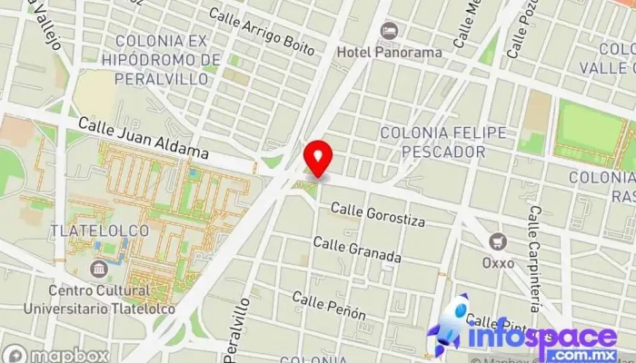 mapa de Jesús Carranza Bus stop en Ciudad de México