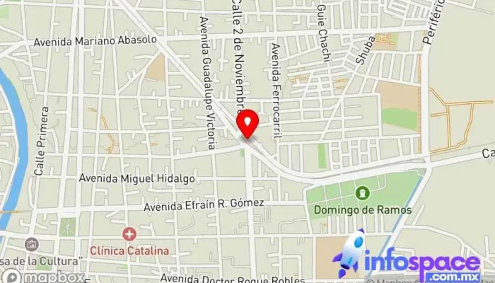 mapa de Juchitán de Zaragoza Estación de tren en Juchitán de Zaragoza