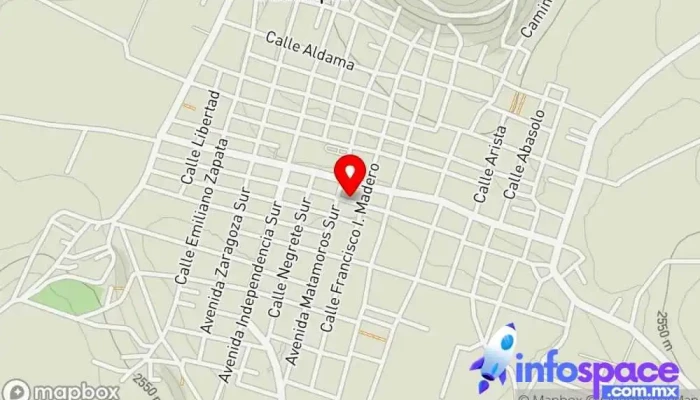 mapa de Juchitepec Bus stop en Juchitepec de Mariano Rivapalacio