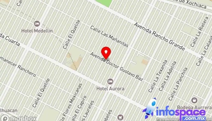 mapa de La Esperanza Av. Doctor Gustavo Baz Bus stop en Cdad. Nezahualcóyotl