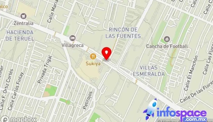 mapa de La Laguna  en San Francisco Coacalco