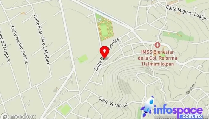 mapa de La Reforma Tlalmimilolpan  en La Reforma Tlalmimilolpan