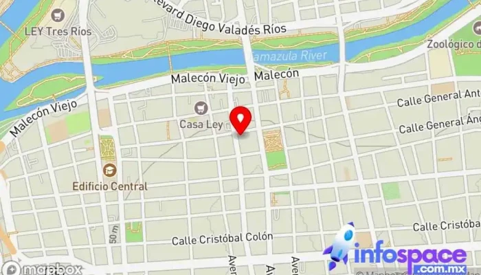 mapa de La Terminal  en Culiacán Rosales