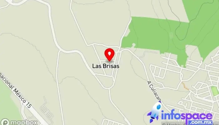 mapa de Las Brisas  en Las Brisas