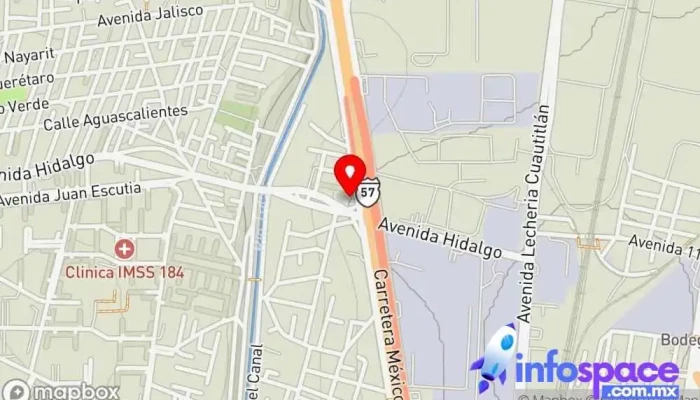 mapa de LECHERIA ESTACIO DE BUS  en Cuautitlán Izcalli