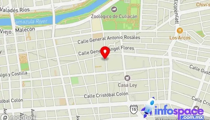 mapa de Lineas del Oriente Ruta Culiacan-Tamazula Dgo. Servicio de envíos, Oficinas de empresa en Culiacán Rosales