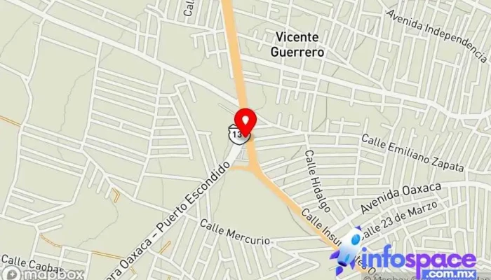 mapa de Lineas Unidas Servicio de transporte en La Capilla