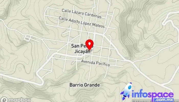 mapa de Local en renta Oficina de la Administración en San Pedro Jicayán